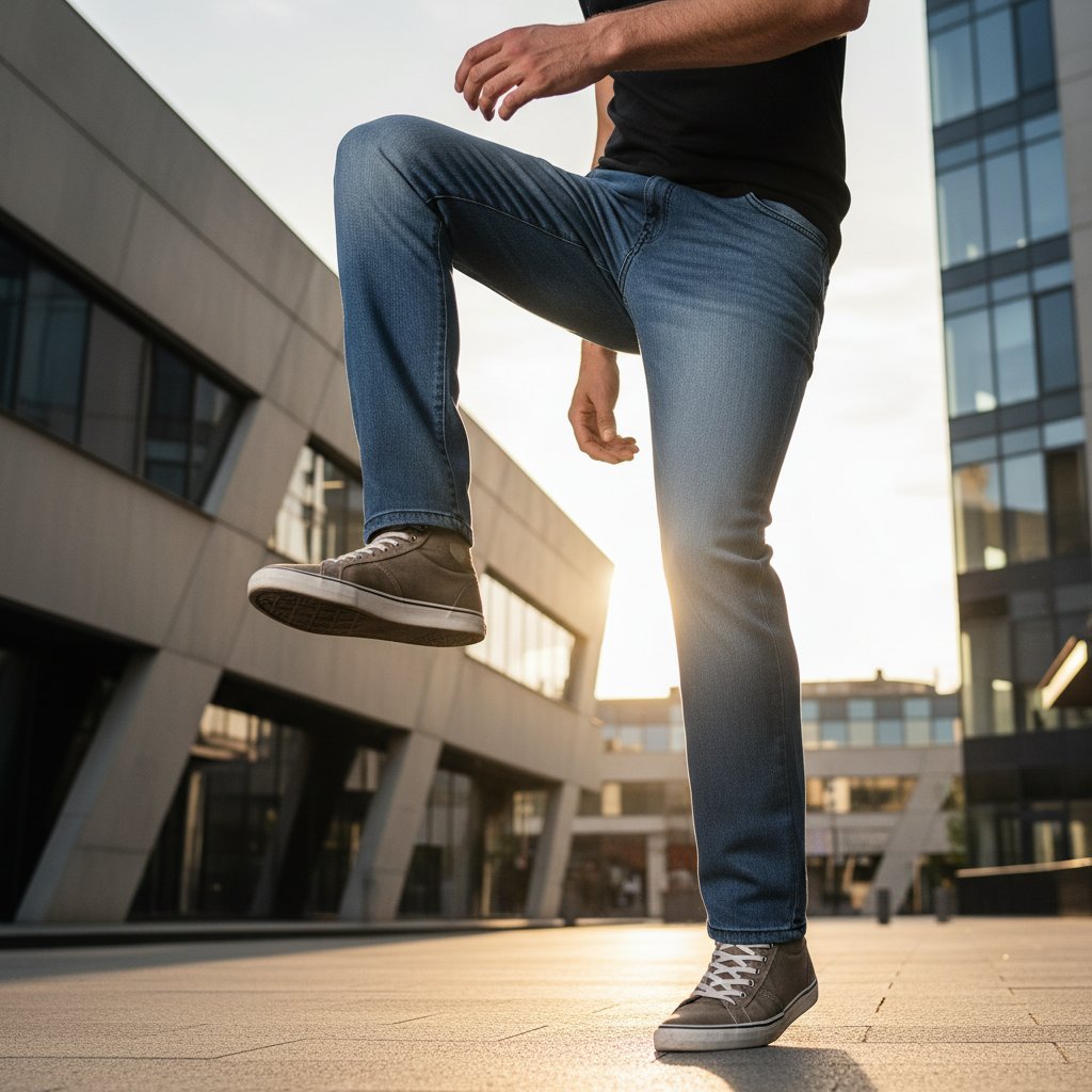 ACTIV JEANS . PANTS - L.BLUE