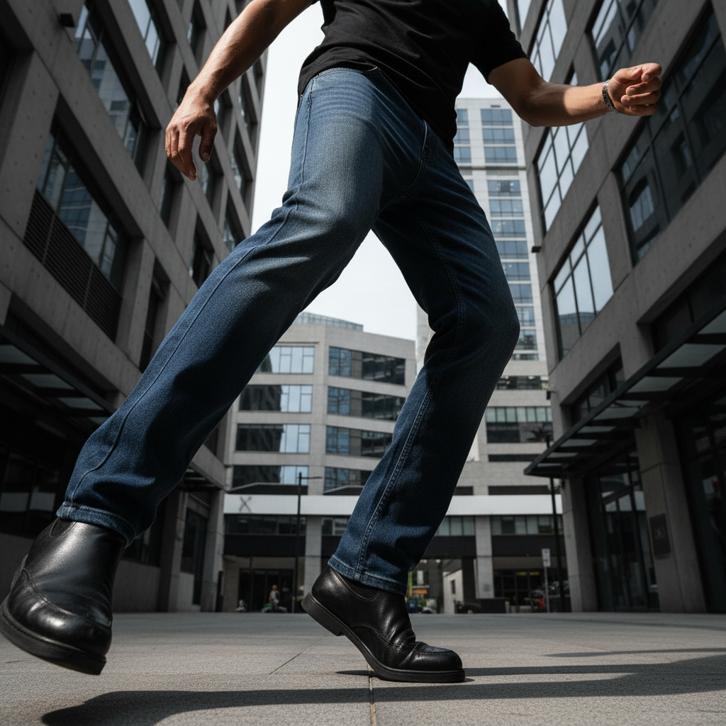 ACTIV JEANS REGULAR PANTS - BLUE - Activ Abou Alaa