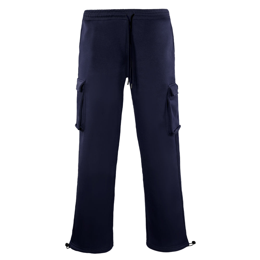 ACTIV BASIC BAGGY SWEATPANTS - NAVY