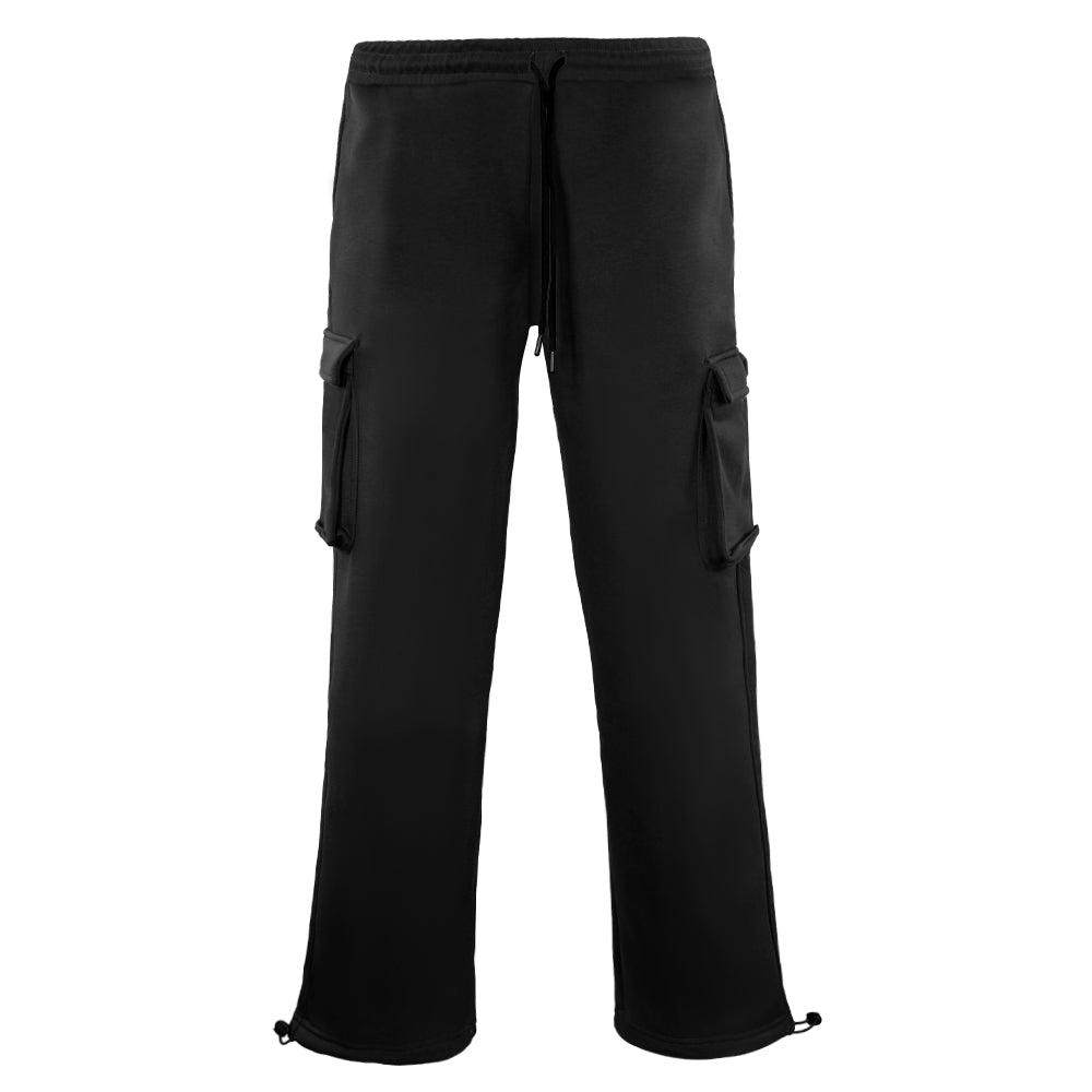 ACTIV BASIC BAGGY SWEATPANTS - BLACK