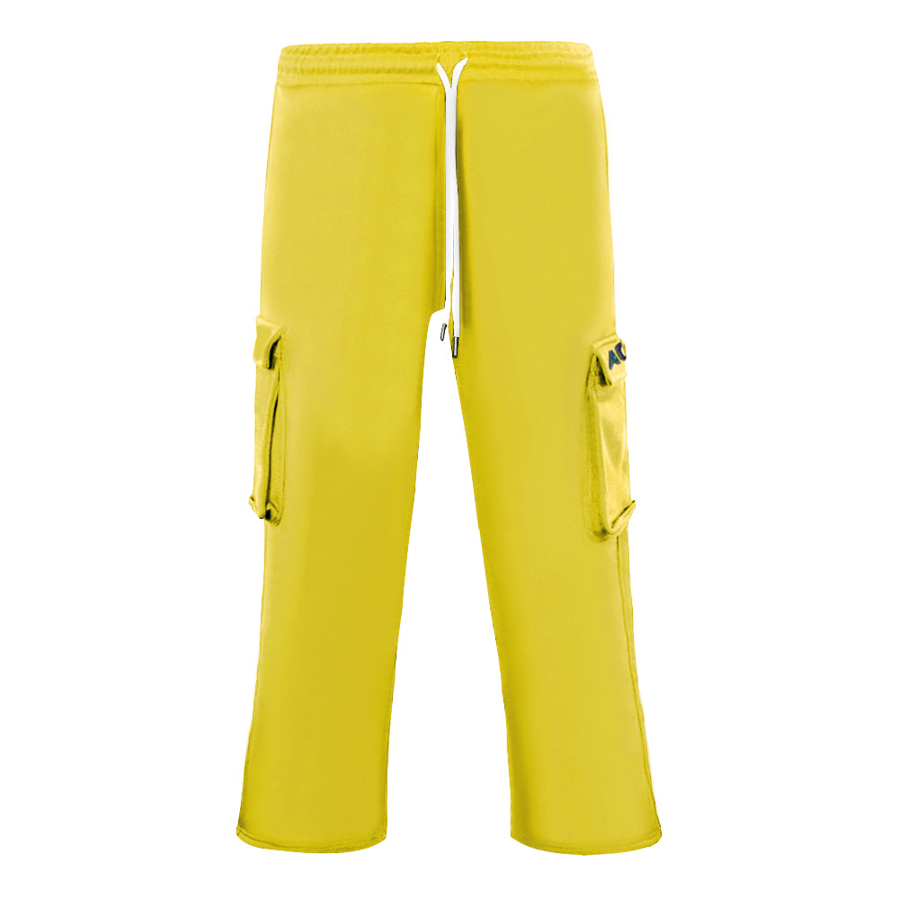 ACTIV BASIC BAGGY SWEATPANTS - YELLOW