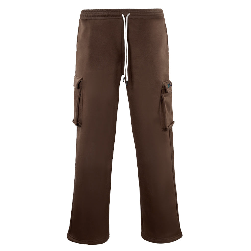 ACTIV BASIC BAGGY SWEATPANTS - BROWN