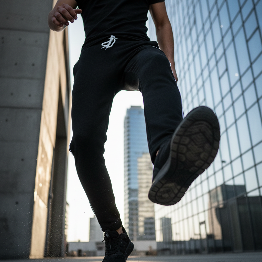 ACTIV BASIC CASUAL SWEATPANTS - BROWN