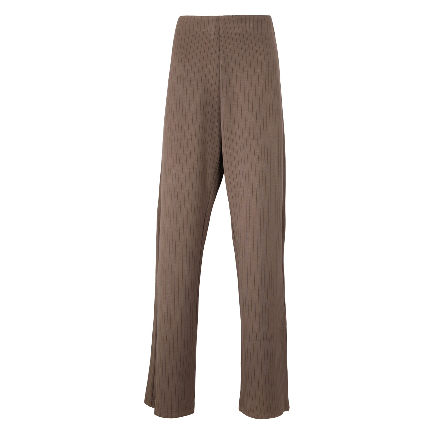 ACTIV STRIPPED CASUAL PANTS - BROWN