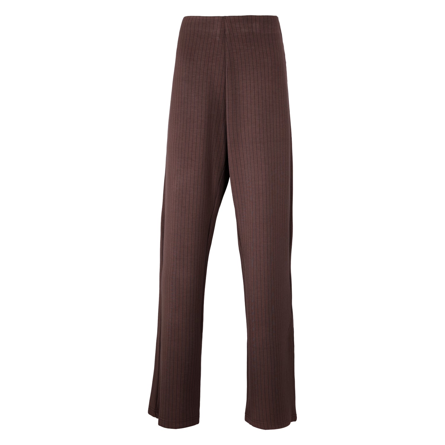 ACTIV STRIPPED CASUAL PANTS - BORDEAUX