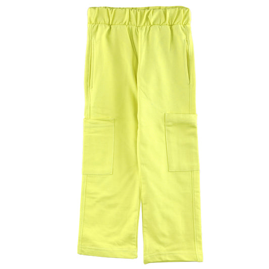 BASIC POCKET PANTS - LIME