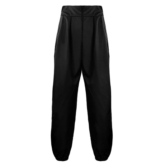 ACTIV PRINT ZIPPER SWEATPANTS - BLACK