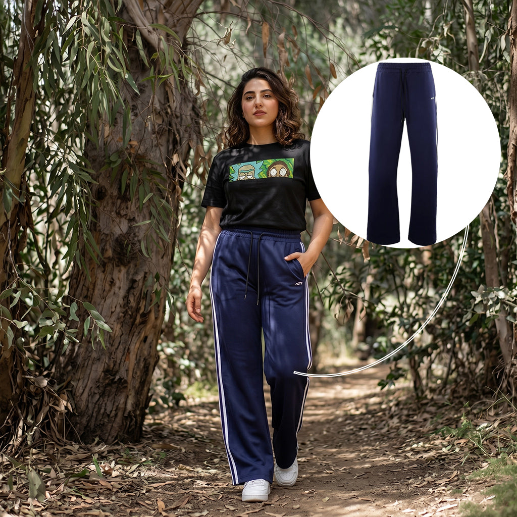 ACTIV BASIC CASUAL SWEATPANTS - NAVY