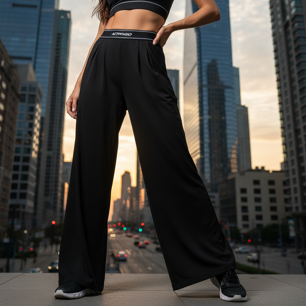 ACTIV BASIC SPORTS PANTS - BLACK