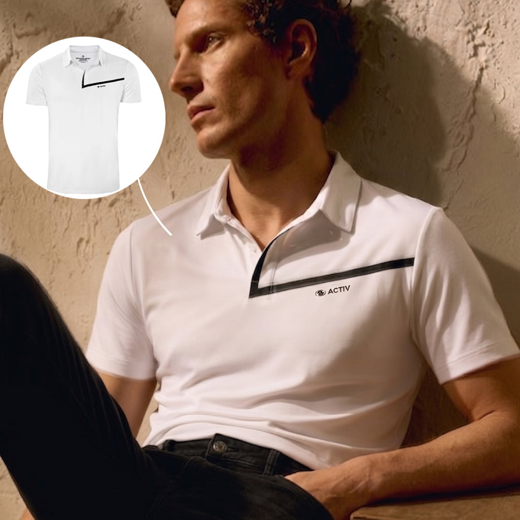 ACTIV BASIC SPORTS POLO - WHITE