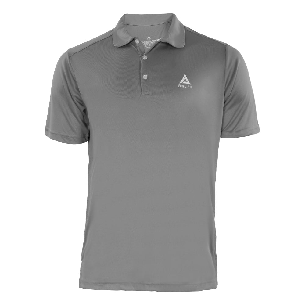AIRLIFE BASIC SPORTS POLO - D.GREY