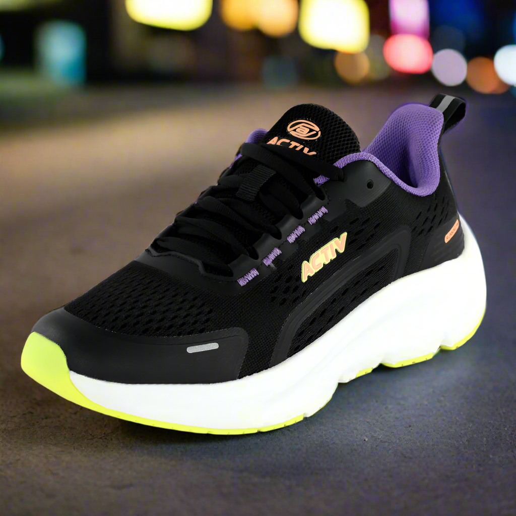 ACTIV RUNNING SHOES - BLACK
