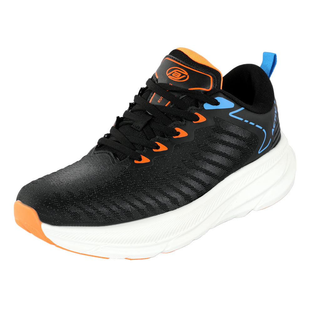 ACTIV RUNNING SHOES - BLACK