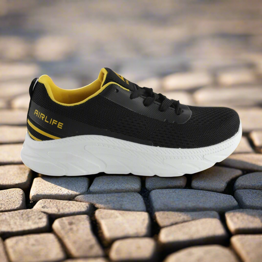 AIRLIFE SPORT SHOES - BLACK