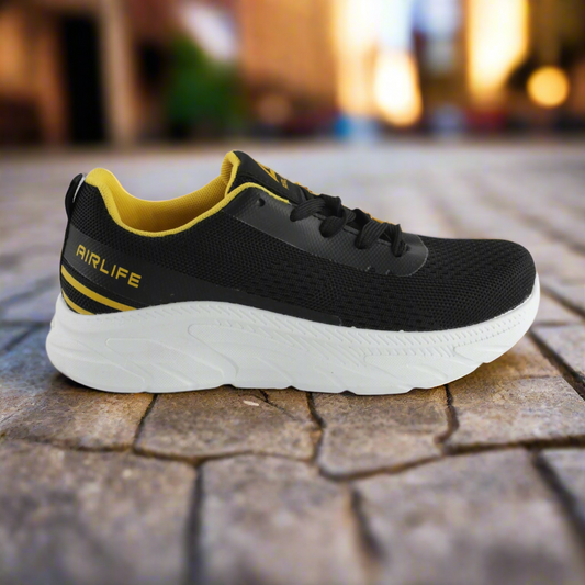 AIRLIFE SPORT SHOES - BLACK