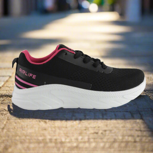 AIRLIFE SPORT SHOES - BLACK