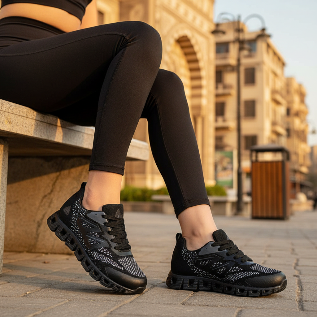 AIRLIFE SPORT SHOES - BLACK