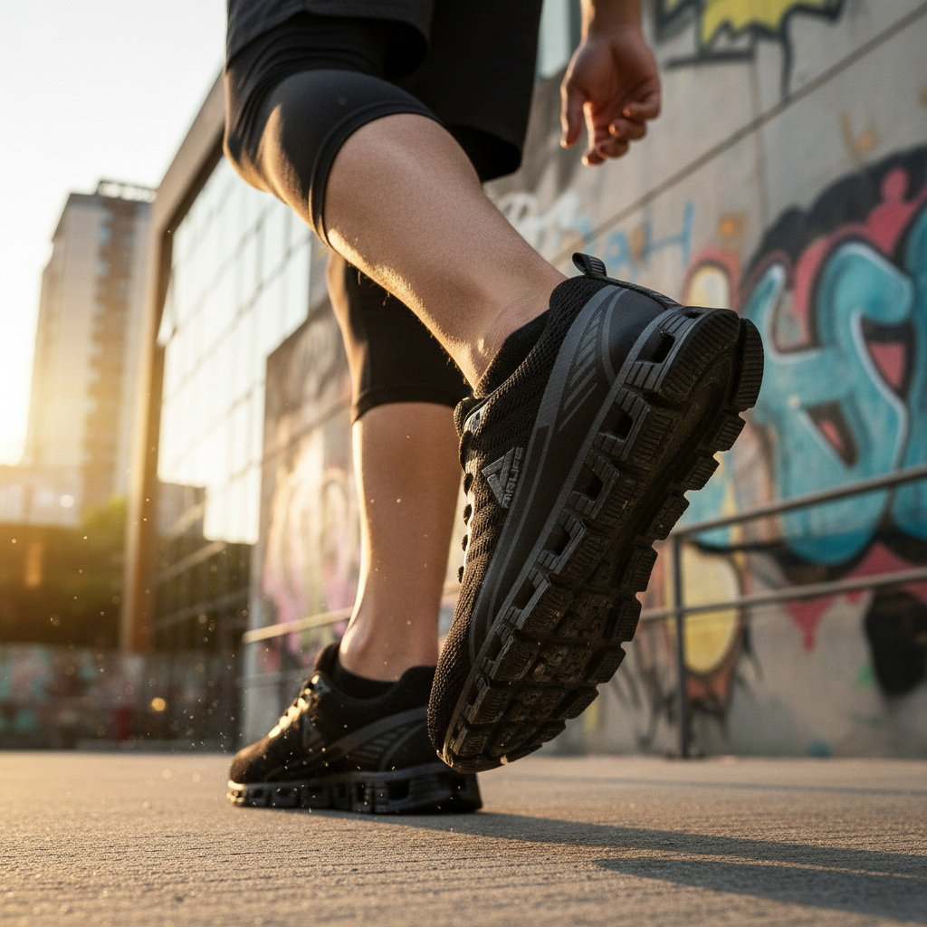 AIRLIFE SPORT SHOES - BLACK