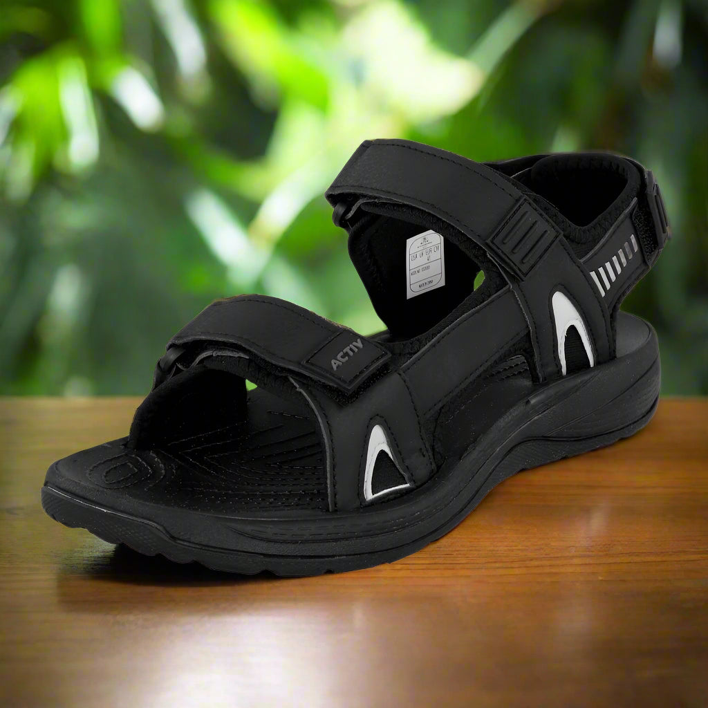 ACTIV CASUAL SANDAL- BLACK