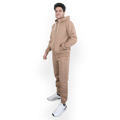 ACTIV BASIC HOODIE SET - D.COFFEE