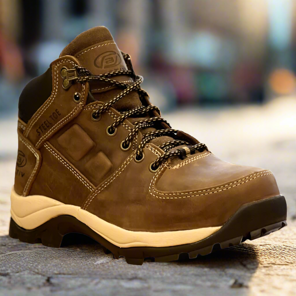 ACTIVNEW SAFETY BOOT - BROWN