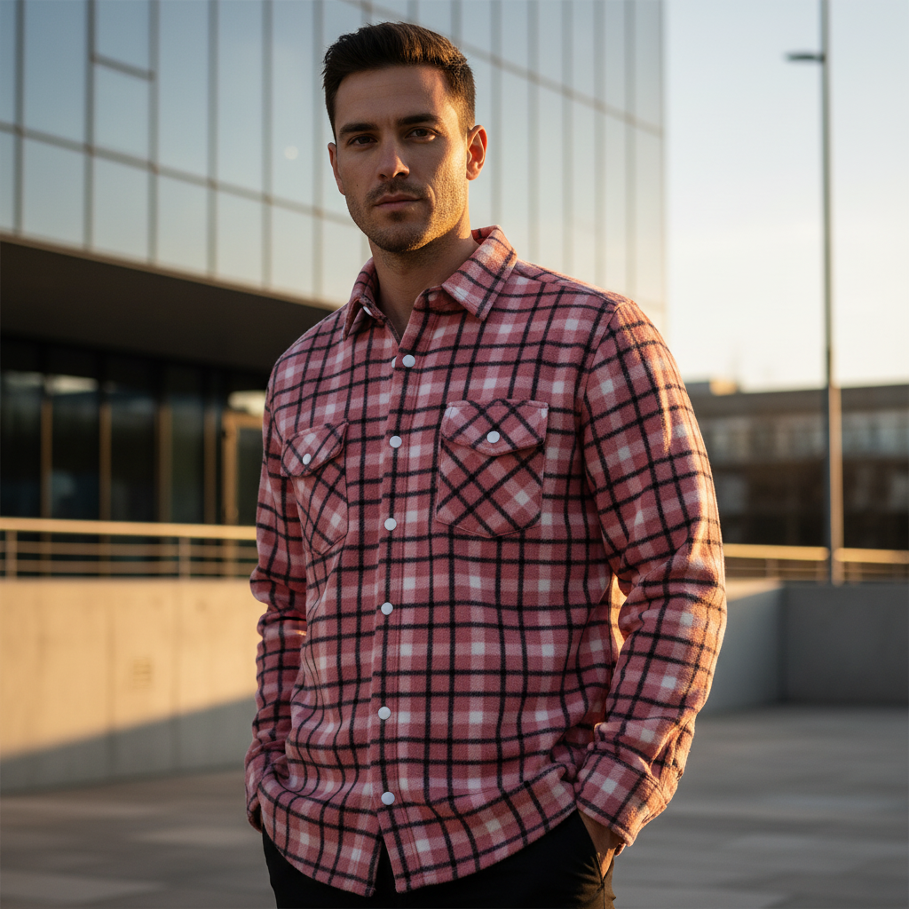 ACTIV KAROH CASUAL SHIRT - MELON