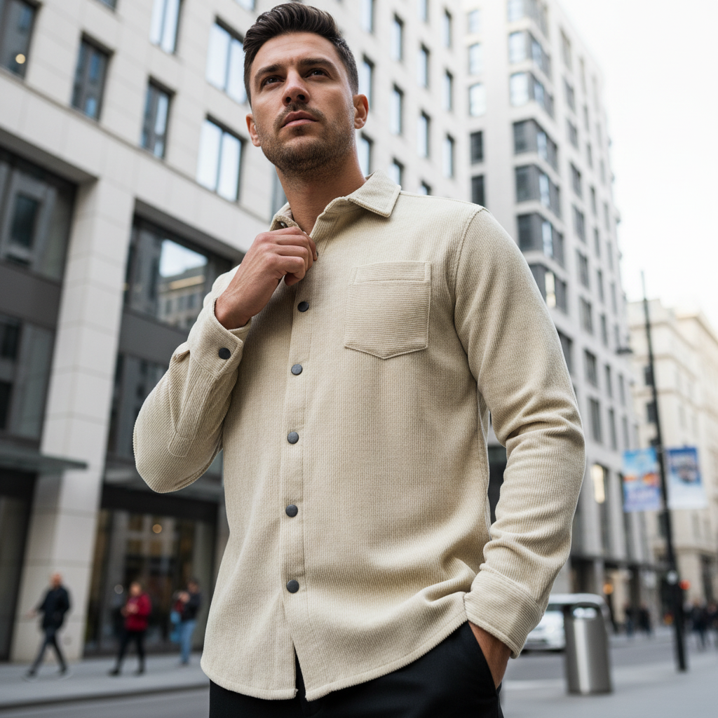 ACTIV BASIC CASUAL SHIRT - OFFWHITE