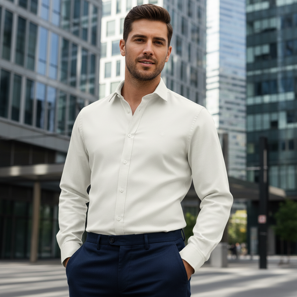 ACTIV EMP L.S SHIRT - WHITE - Activ Abou Alaa