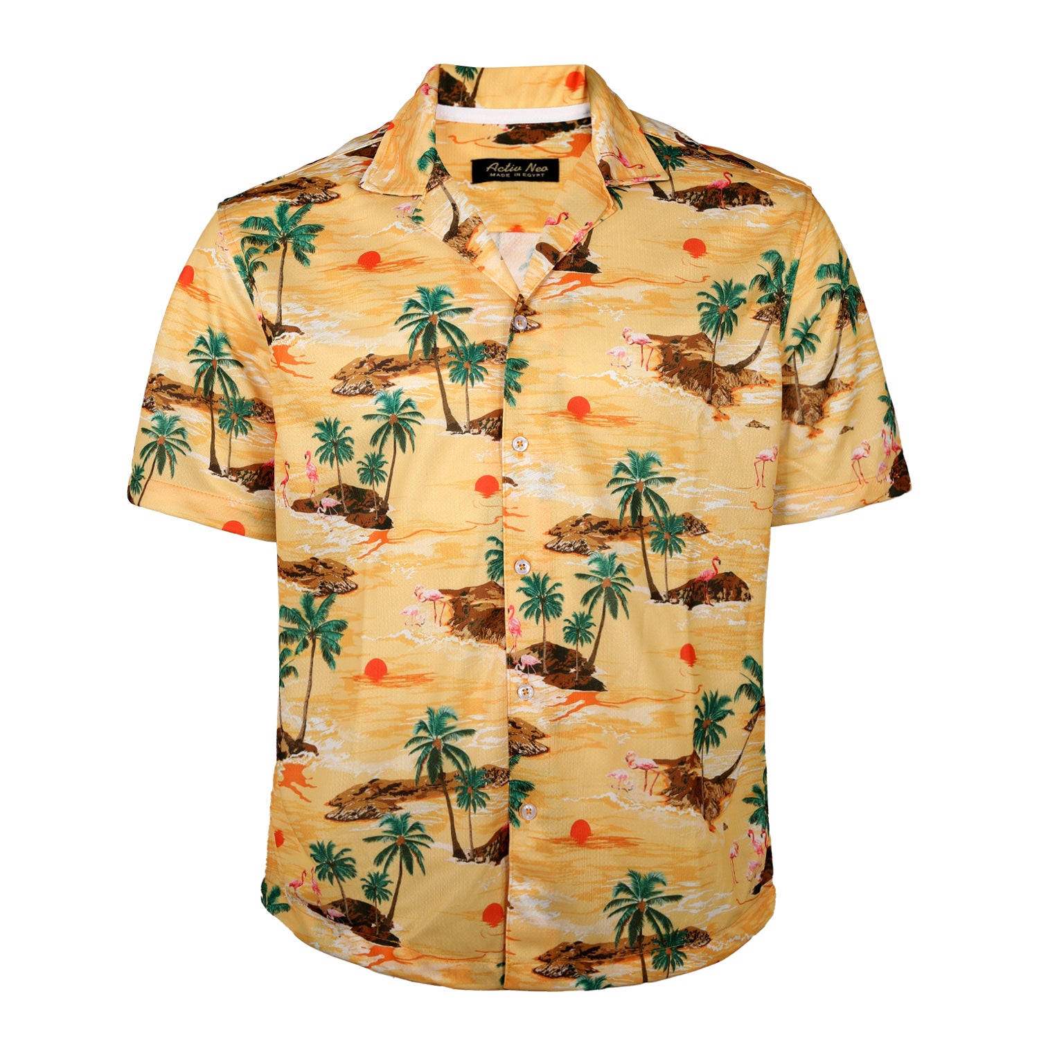 ACTIV HAWAII H.S SHIRT - YELLOW