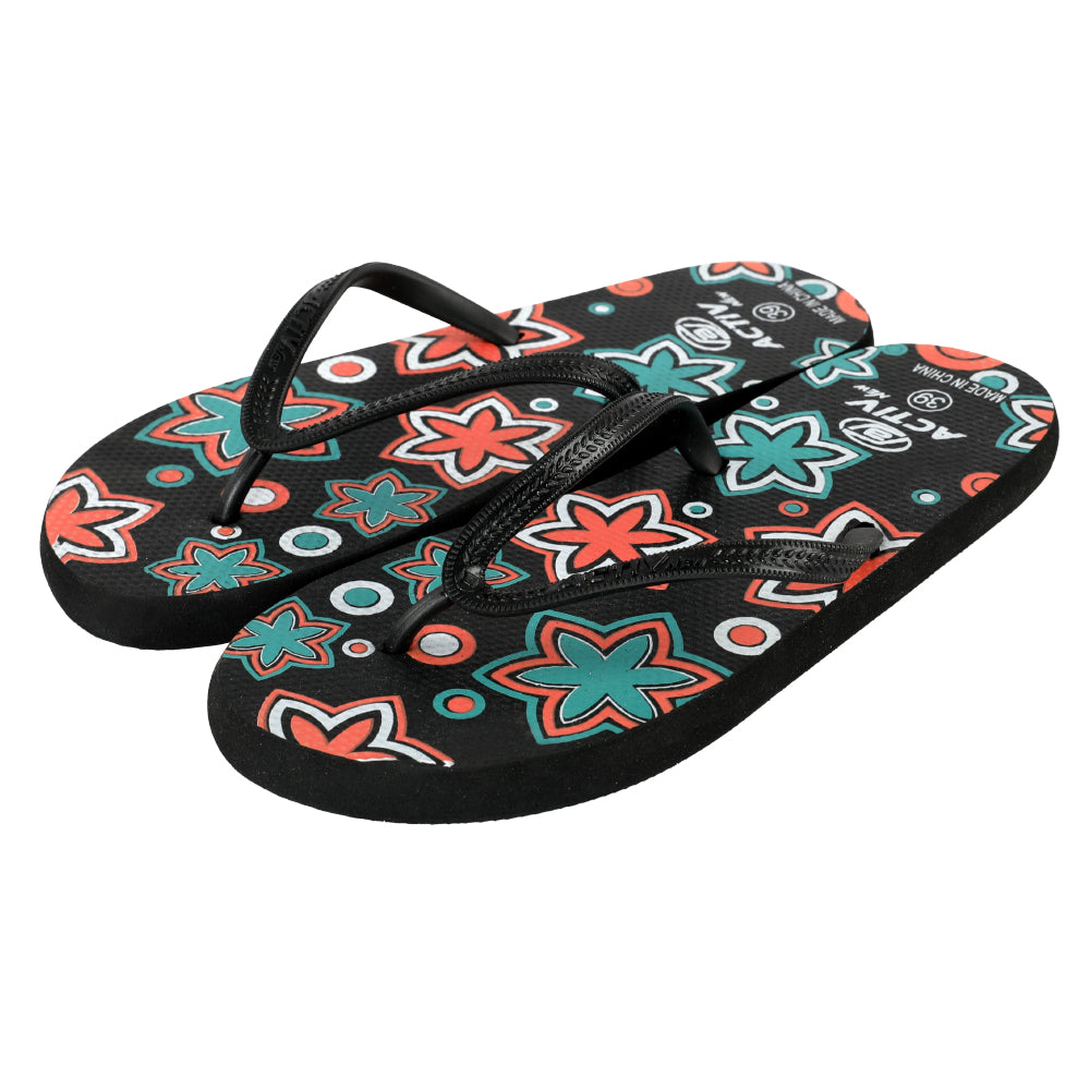 ACTIV FLIP FLOP SLIPPER - BLACK