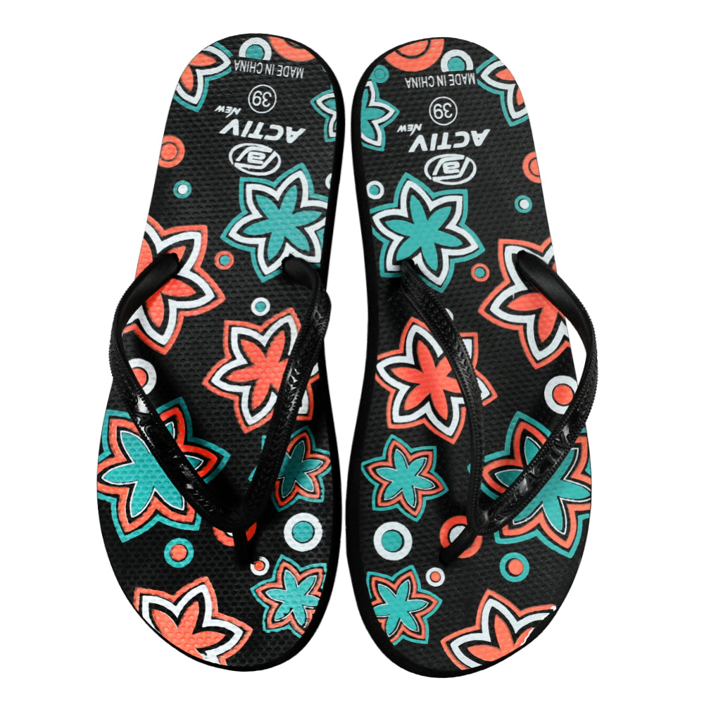 ACTIV FLIP FLOP SLIPPER - BLACK