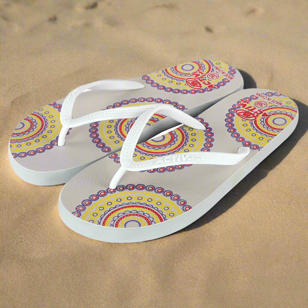 ACTIV FLIP FLOP SLIPPER - WHITE