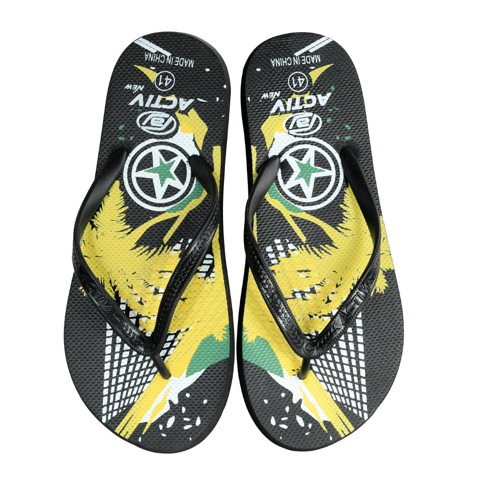ACTIV FLIP FLOP SLIPPER - BLACK