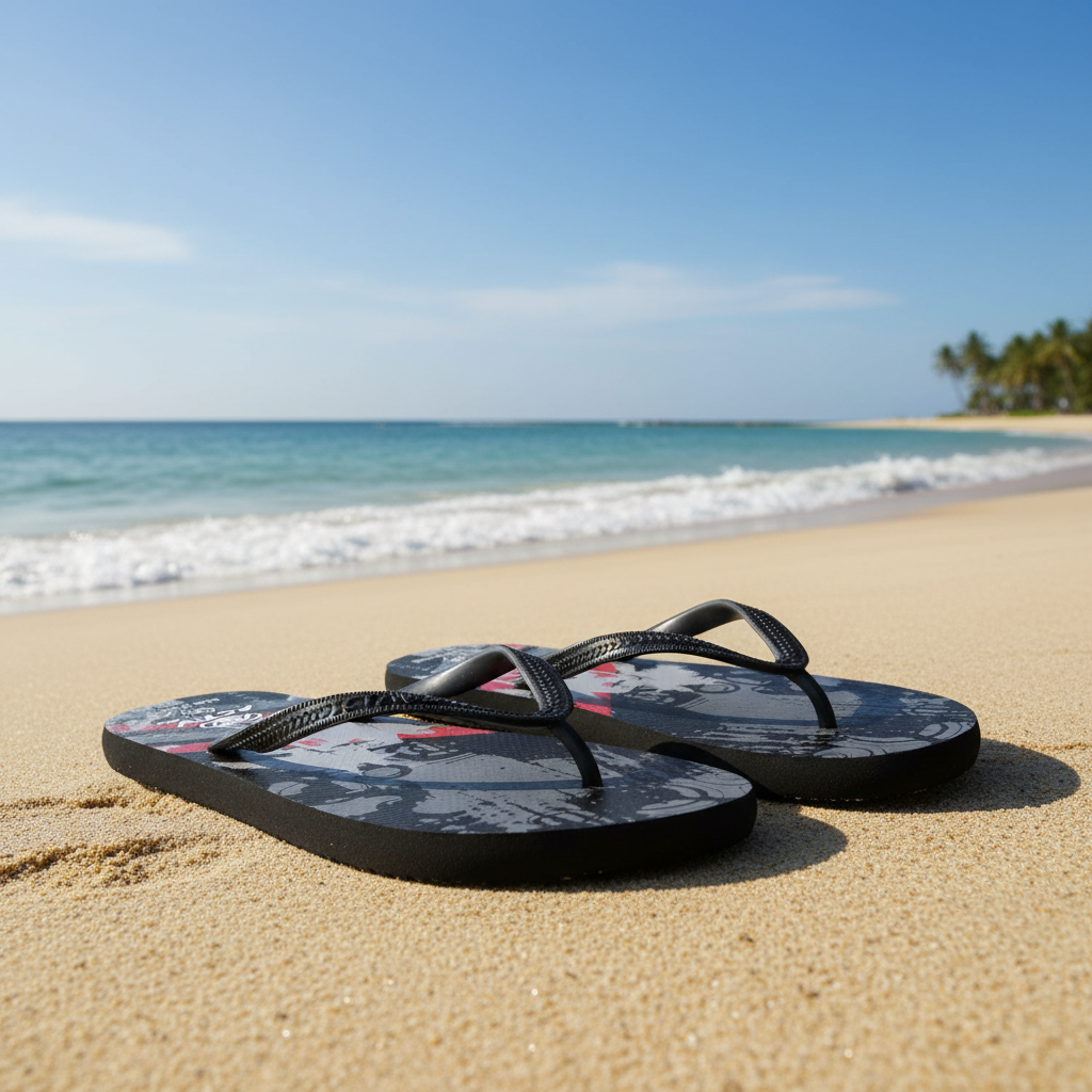 ACTIV FLIP FLOP SLIPPER - BLACK - Activ Abou Alaa
