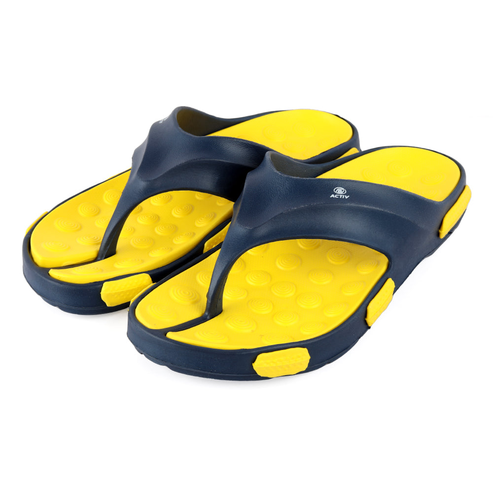 ACTIV FLIP FLOP SLIPPER - NAVY*YELLOW SL24263 Activ Abou Alaa