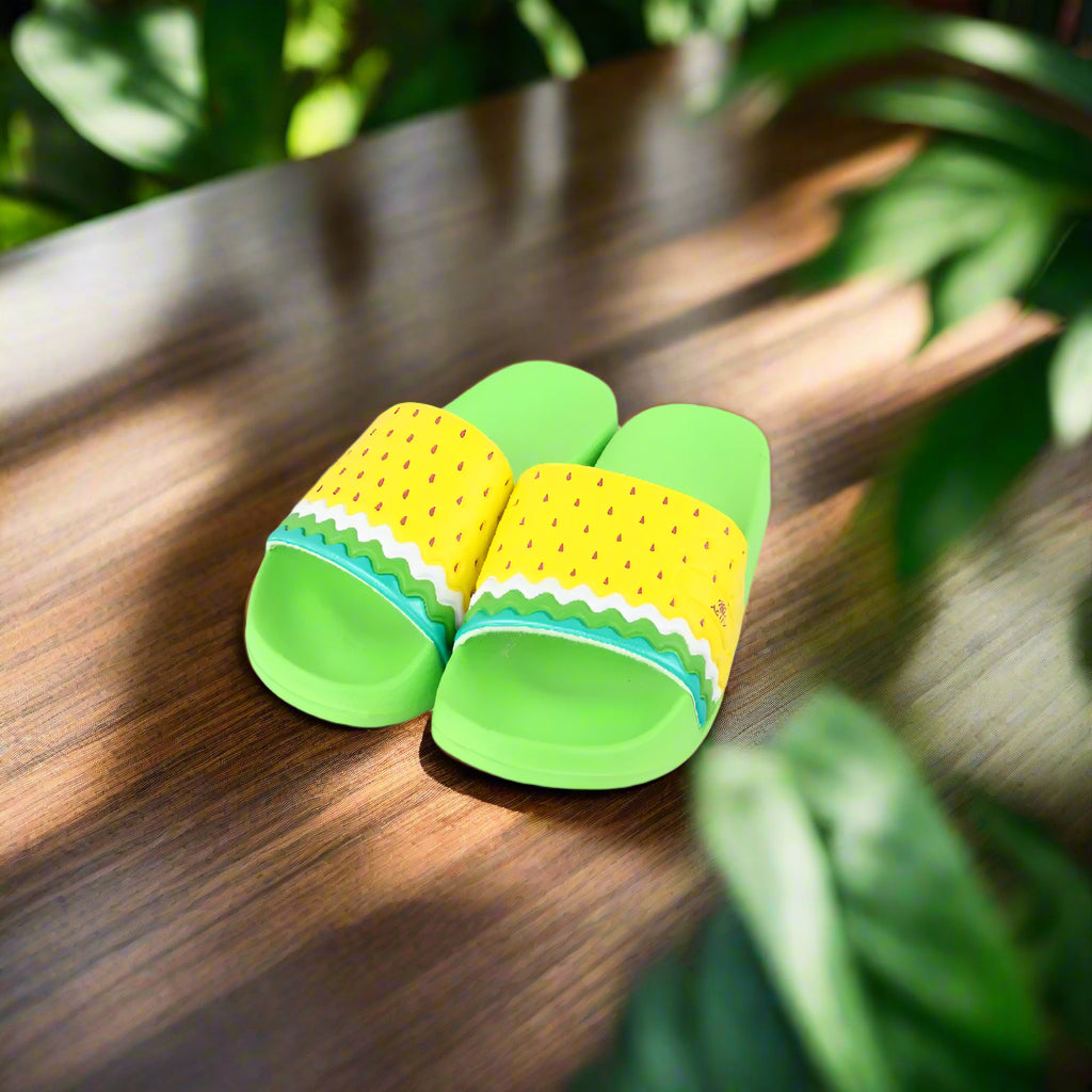 ACTIV SLIDE SLIPPER - LIME