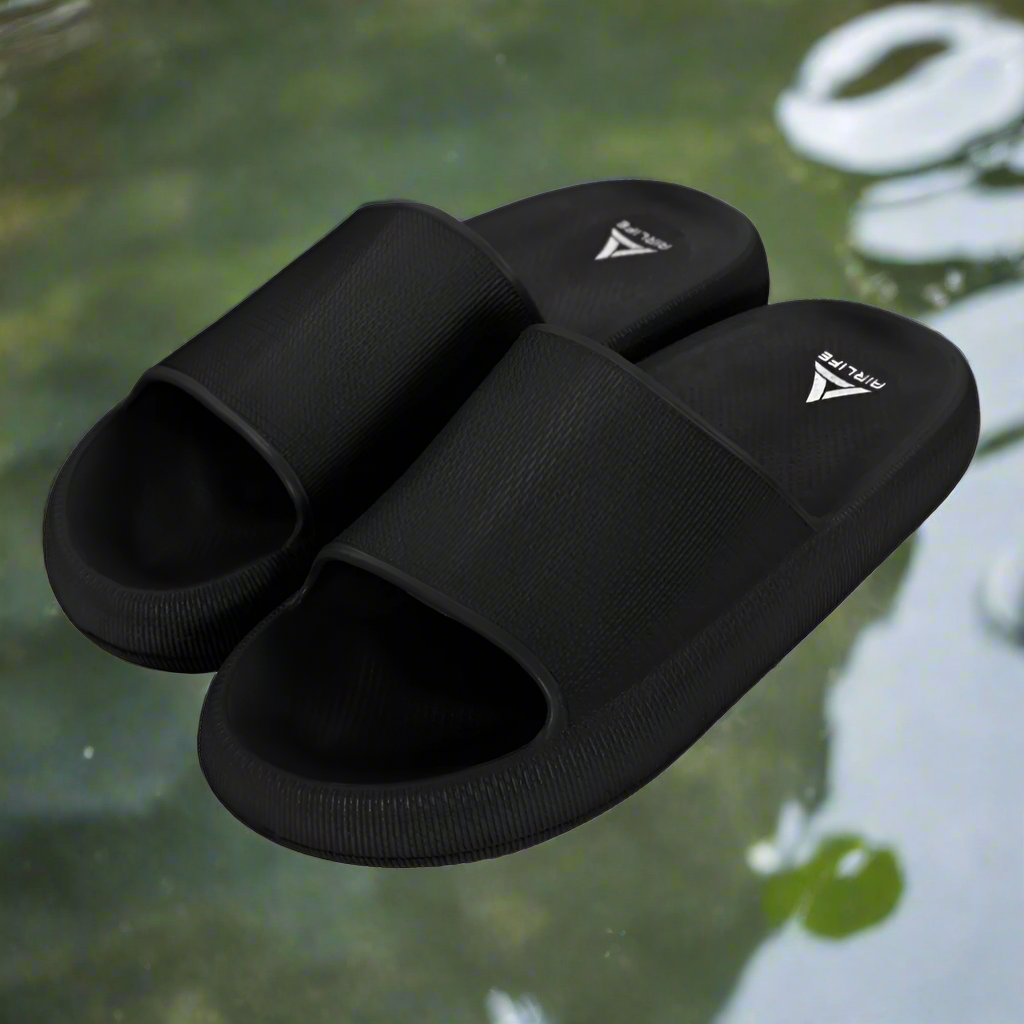 AIRLIFE U.PAMP SLIPPER - BLACK