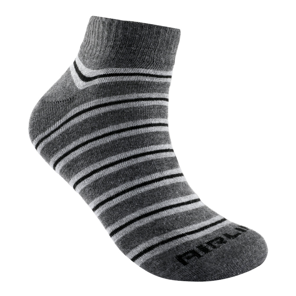 AIRLIFE SOFT ANKLE SOCKS - GRAY