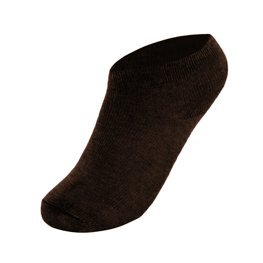 AIRLIFE SOFT SHORT SOCKS -BROWN