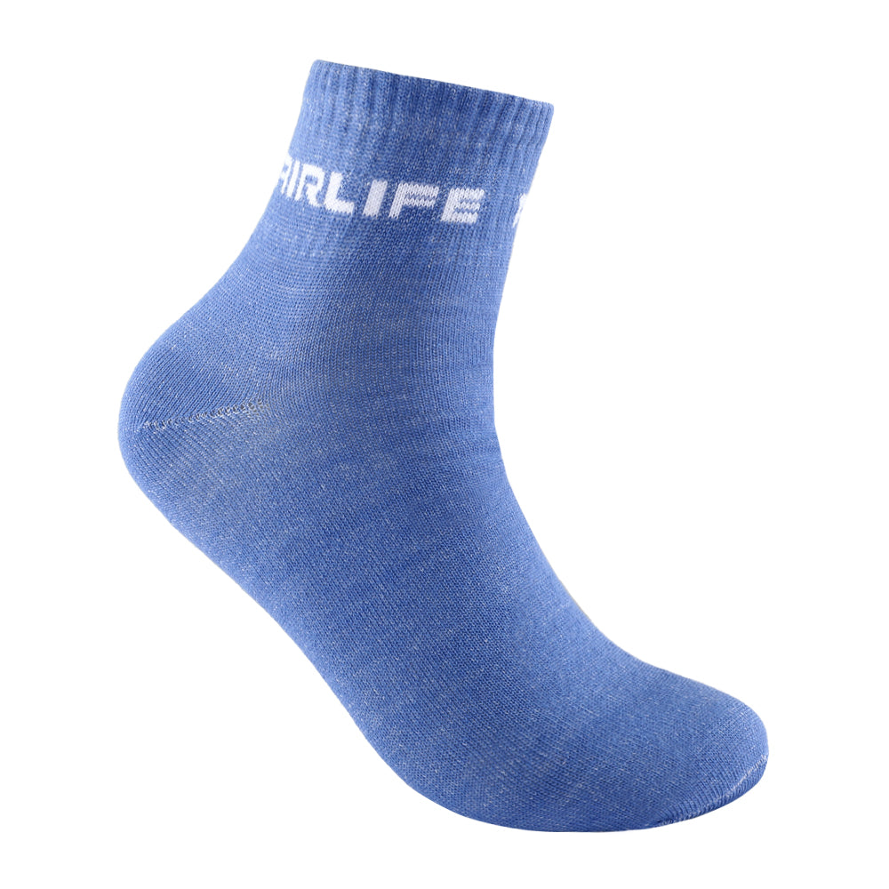 AIRLIFE SOFT SHORT SOCKS - INDIGO