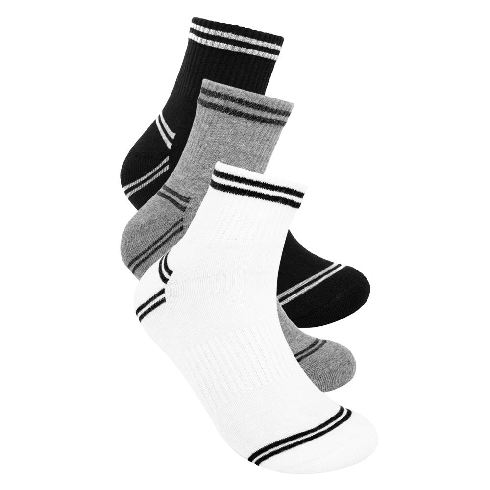 ACTIV SHORT SOCKS-P*3 - WHITE