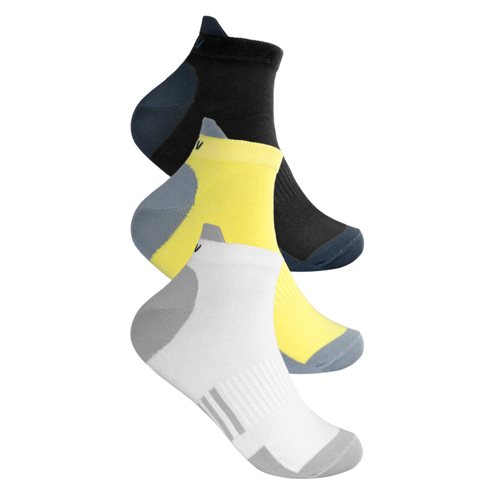 ACTIV SOFT ANKLE SOCKS-P*3 - COLORS