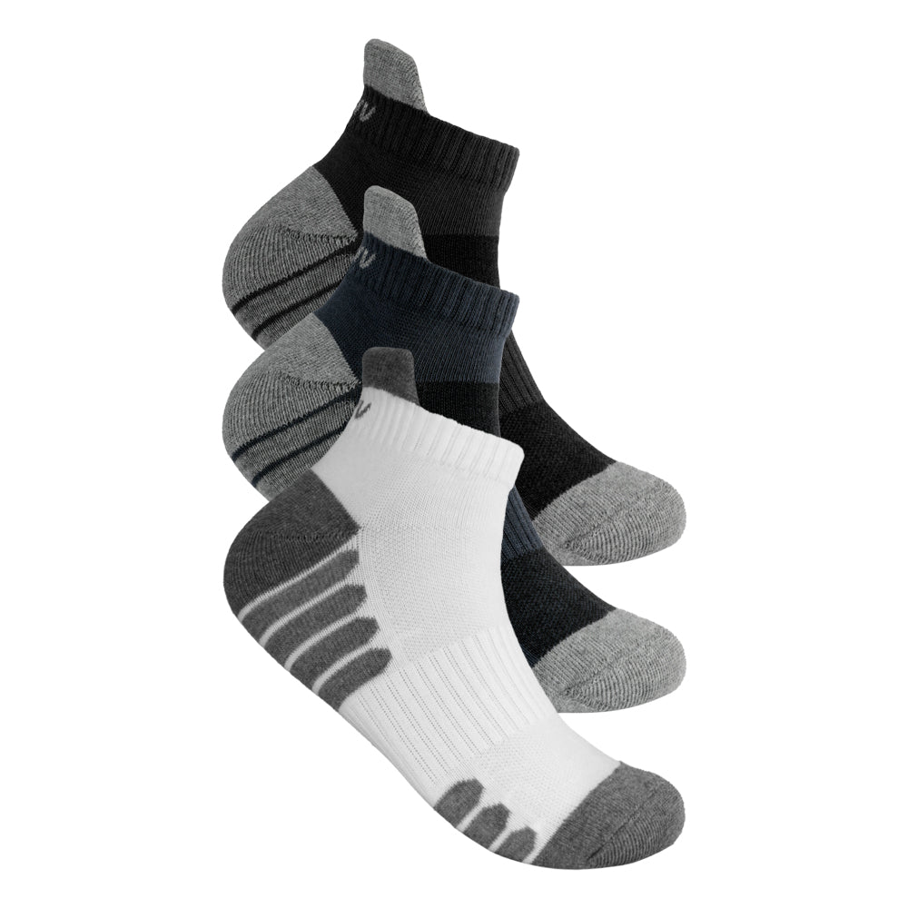 ACTIV SOFT ANKLE SOCKS-P*3 - COLORS