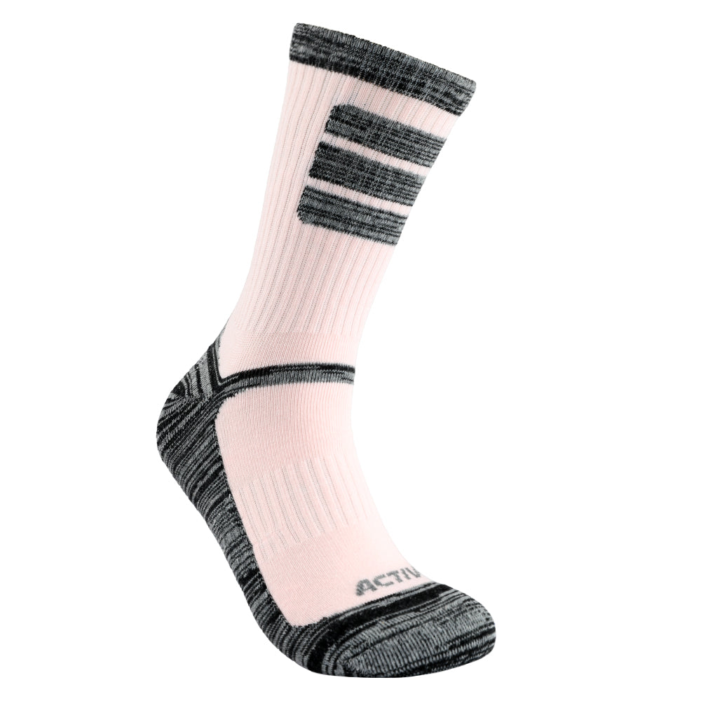 ACTIV H-TOWEL LONG SOCKS-P*3- ROSE*BUR