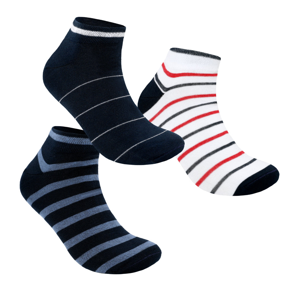 ACTIV SOFT SHORT SOCKS-P*3 - COLORS