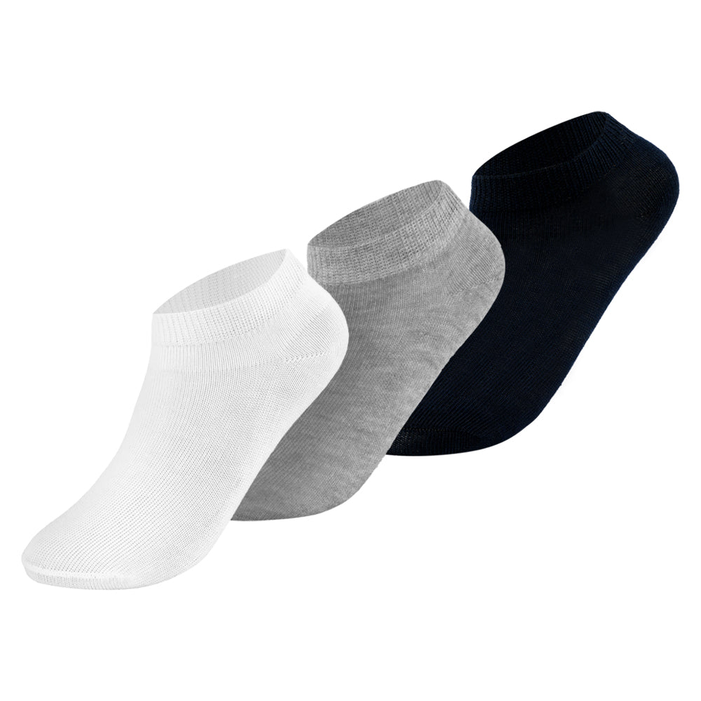ACTIV SOFT ANKLE SOCKS-P*3 - NAVY*WHT