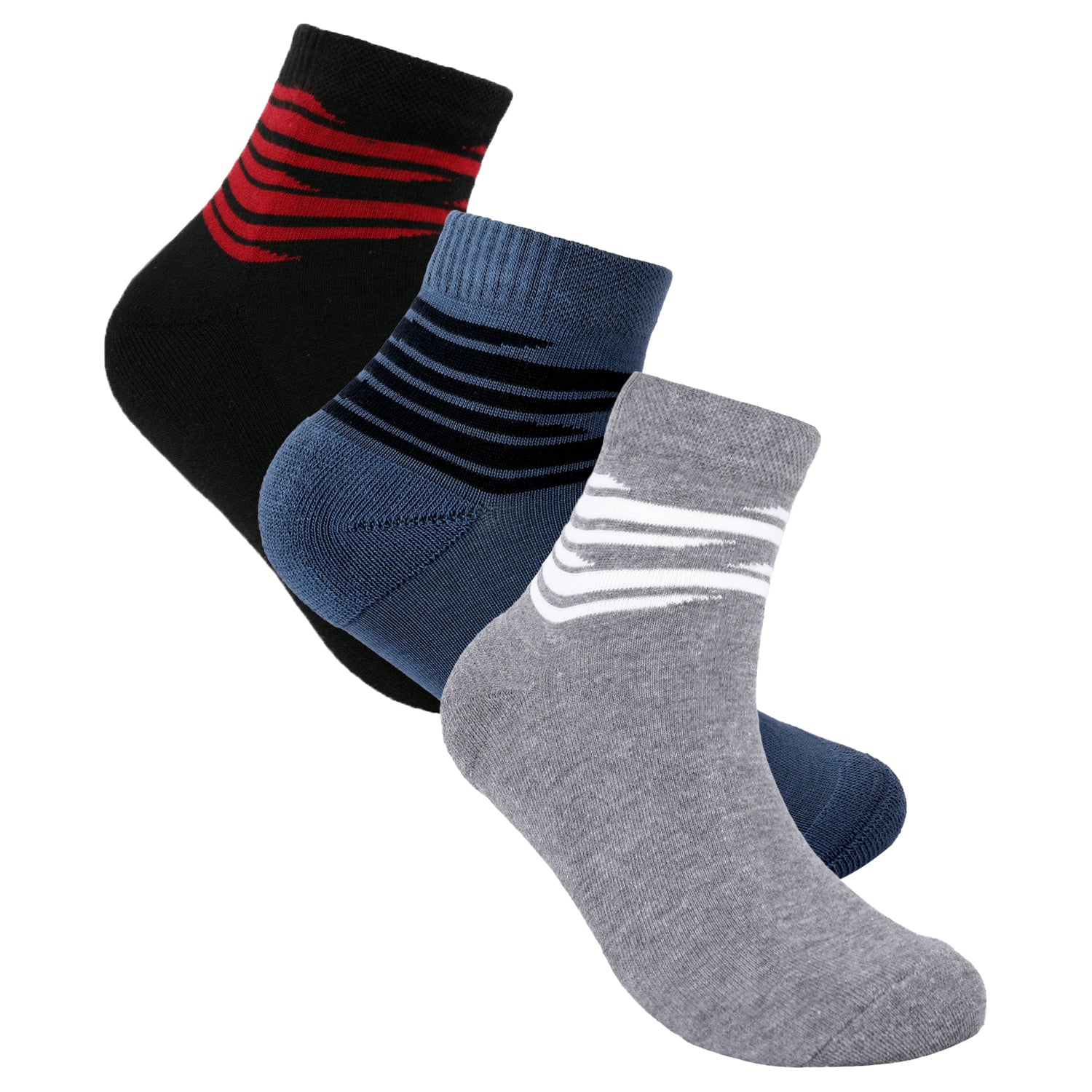 ACTIV H-TOWEL SHORT SOCKS-P*3 - COLORS