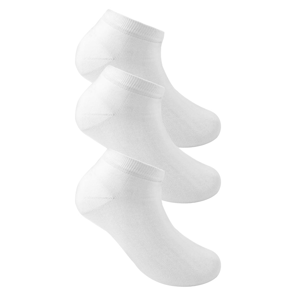 ACTIV H-TOWEL ANKLE SOCKS-P*3- WHITE