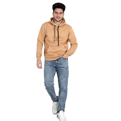 ACTIV BASIC HOODIE SWEATSHIRT - CAFE