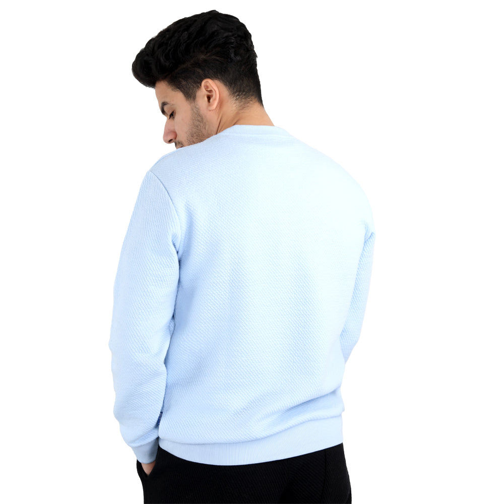 ACTIV BASIC R.NECK SWEATSHIRT - SKYBLUE